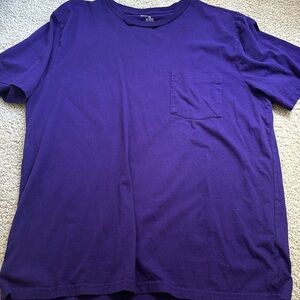 Amazon essentials purple T-shirt